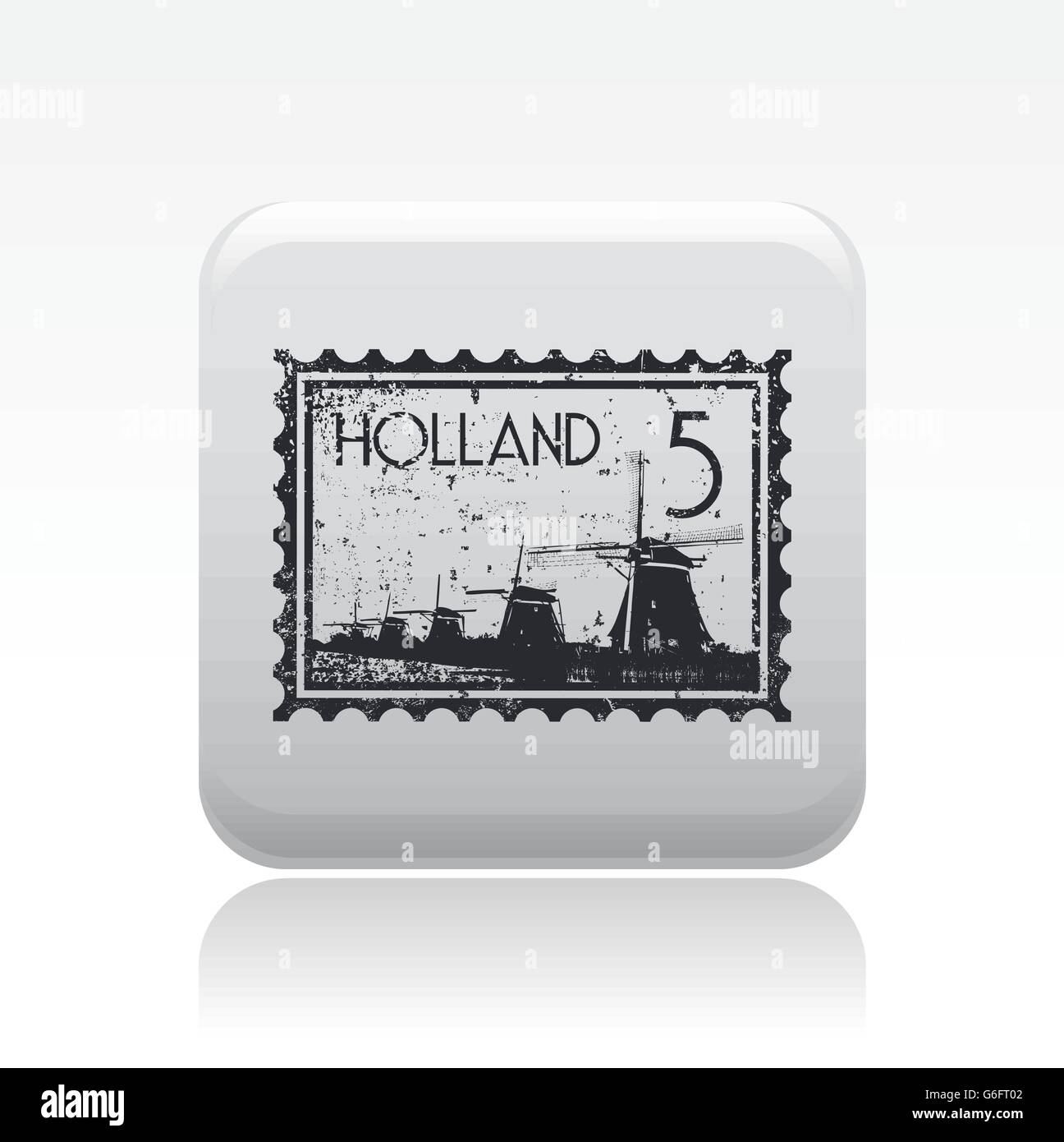 Vector illustration of single isolated holland icon Stock Vector Image ...