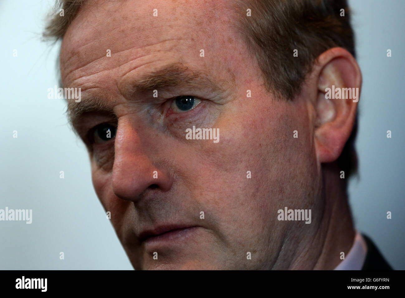 Taoiseach Enda Kenny at the launch of DCU's new Centre for Family Business at the Helix, DCU, Dublin. Stock Photo