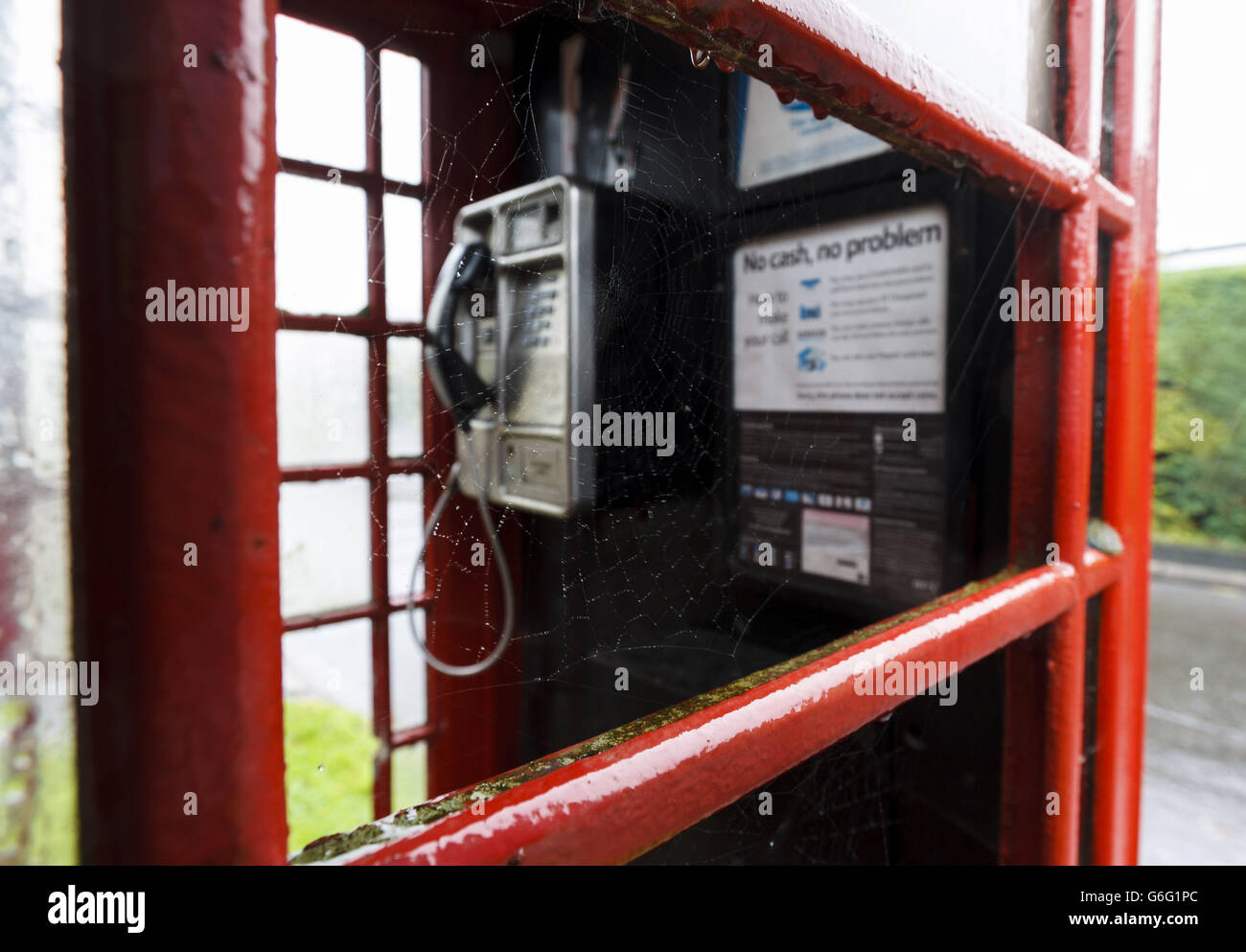 BT phone boxes Stock Photo Alamy