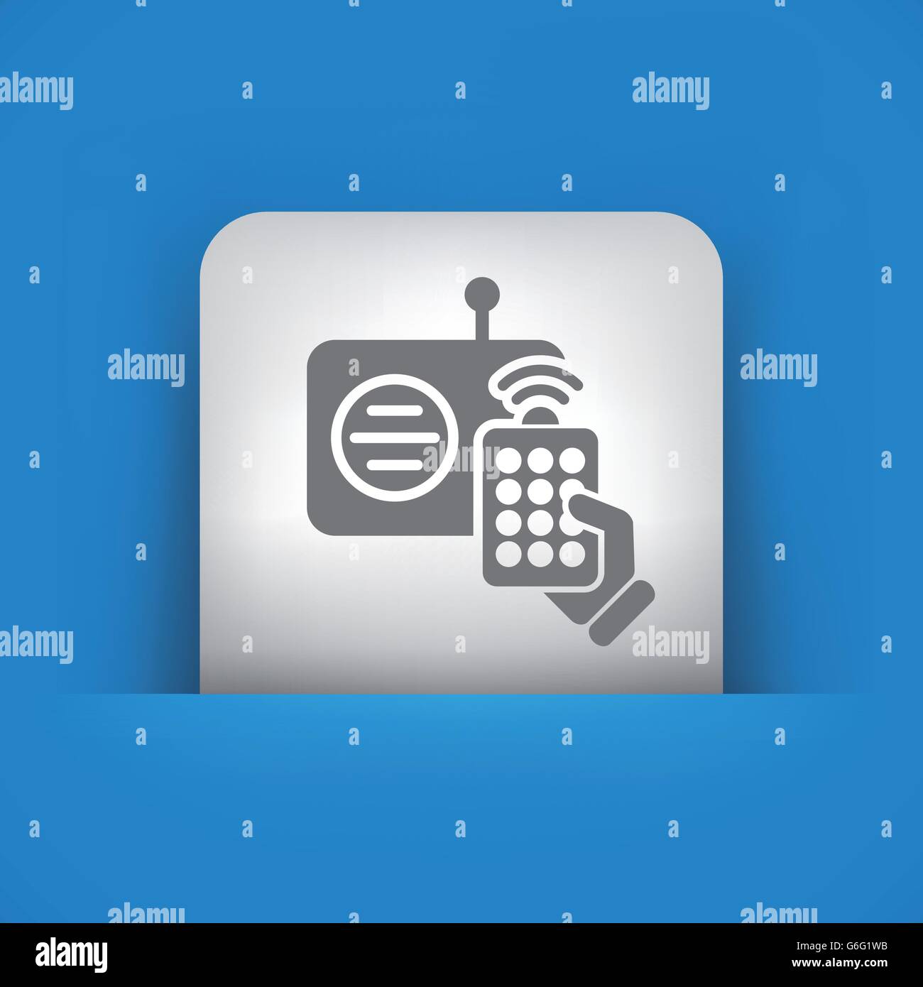 Blue switch controller Stock Vector Images - Alamy