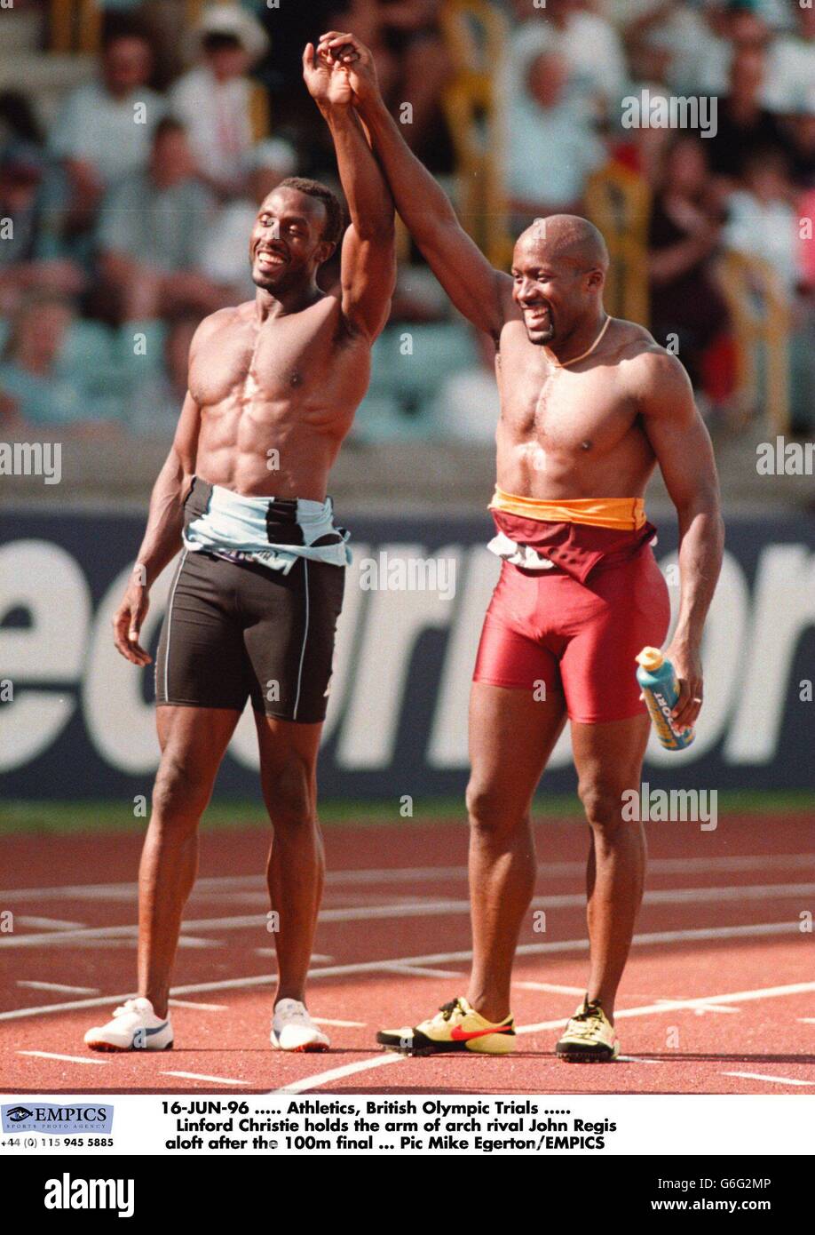 Athletics, British Olympic Trials, Birmingham Stock Photo