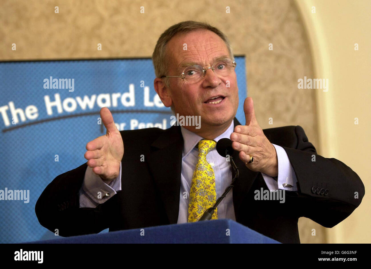 Lord Archer Speaks At The Howard League For Penal Reform Hi res Stock 
