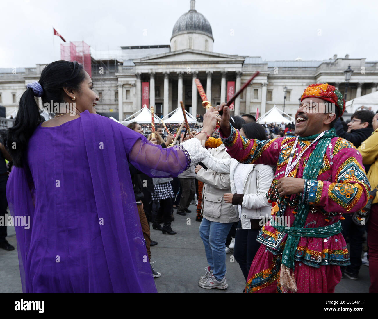 Diwali in Trafalgar Square Stock Photo - Alamy