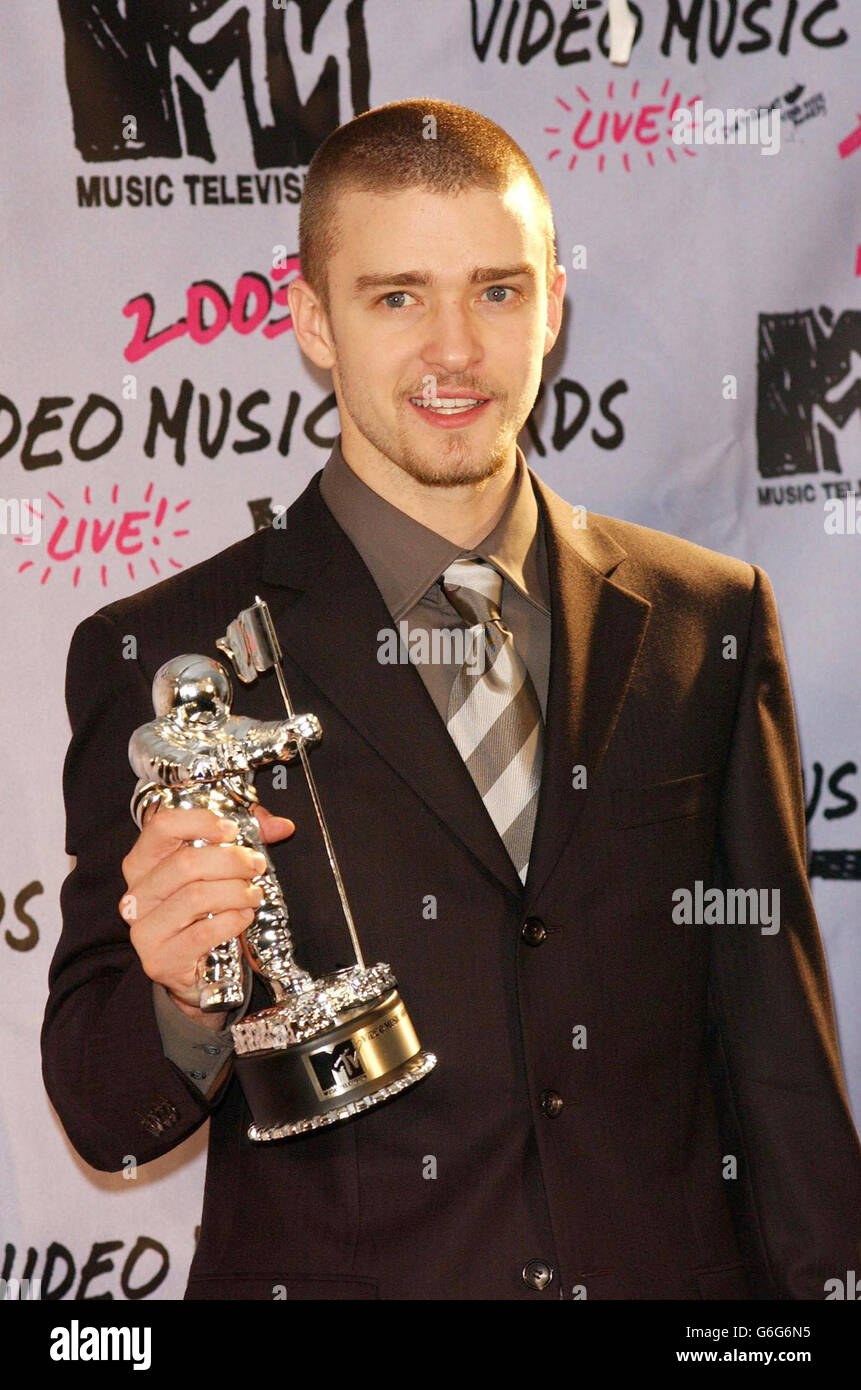 Timberlake mtv video music awards hires stock photography and images