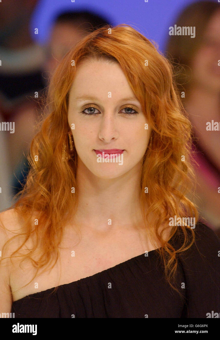 Siobhan Donaghy, formerly of pop group The Sugababes, during the live recording of the British edition of MTV's TRL (Total Request Live) at MTV's Studios in Camden, north London. Stock Photo