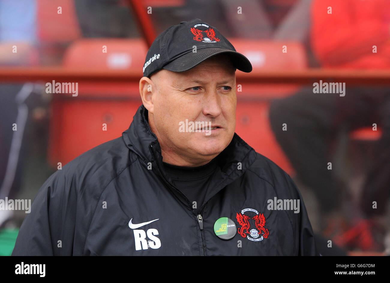 Leyton Orient Manager Russell Slade during the Sky Bet League One match at the Matchroom Stadium, London. Stock Photo
