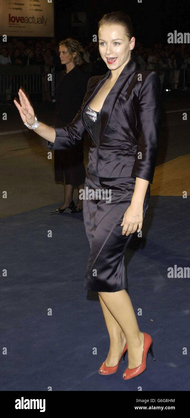 Actress Samantha Morton arrives for a special showing of her new film 'Code 46' at the Palazzo del Cinema in Venice as part of the 60th International Exhibition of Cinema Art, better known as Venice Film Festival. Stock Photo