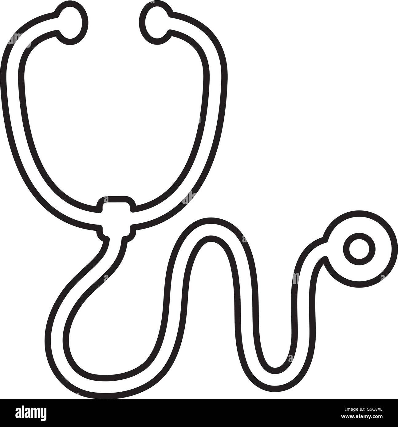 Stethoscope icon. Medical and health care design. Vector graphic Stock ...