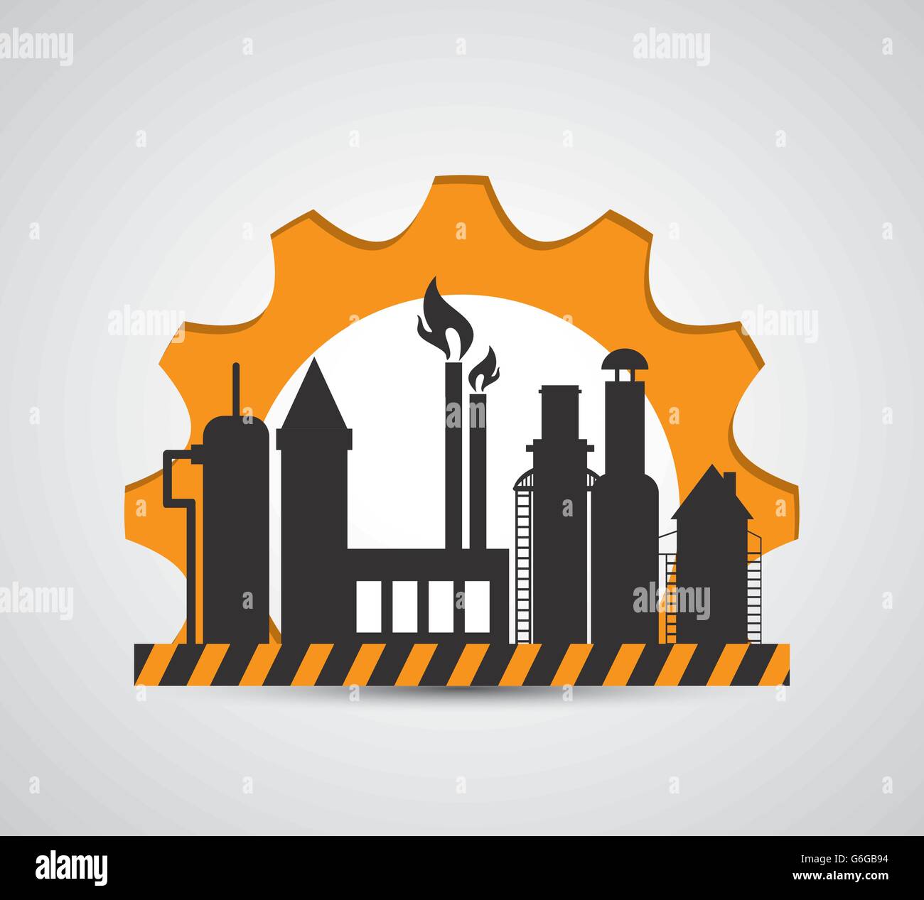 Industry design. Plant icon. Factory concept Stock Vector Image & Art ...
