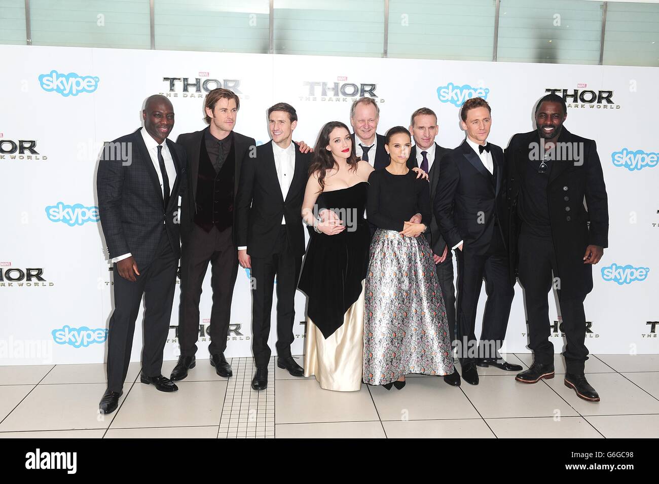 Thor : The Dark World Premiere - London Stock Photo