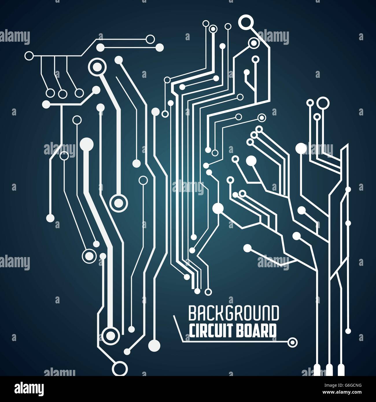 Circuit board design. technology and electronic concept Stock Vector Image  & Art - Alamy