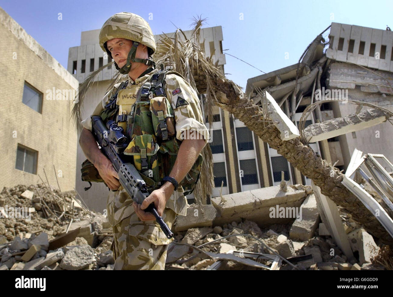 British soldier Iraq Stock Photo