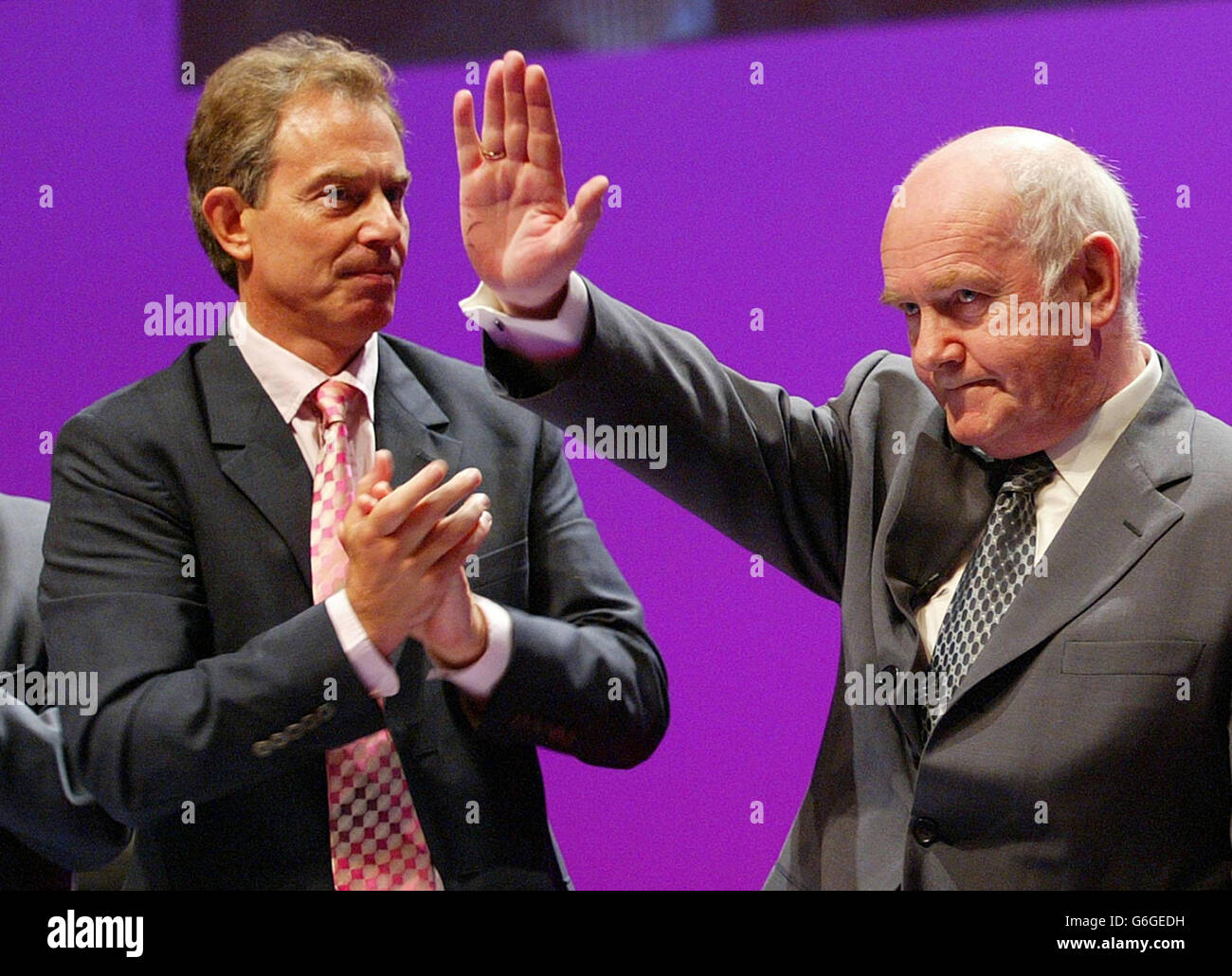 Labour Party conference - Tony Blair Stock Photo - Alamy