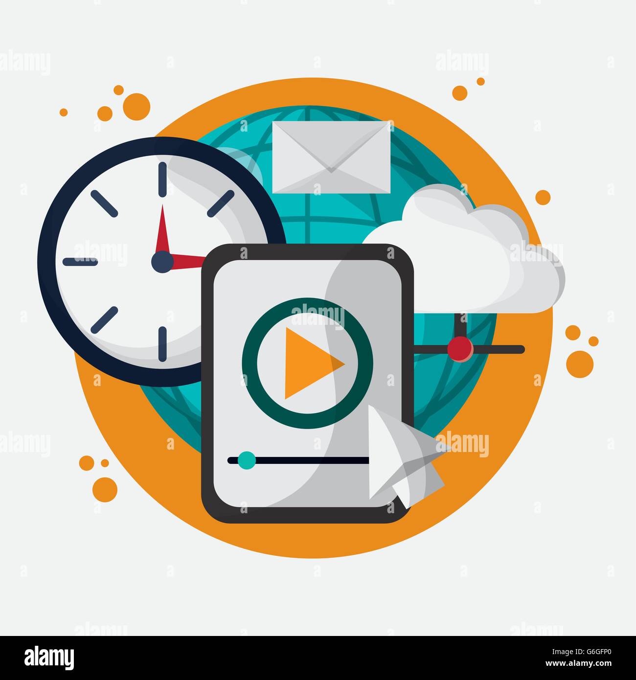 SEO icons, technology related, vector illustration Stock Vector Image ...