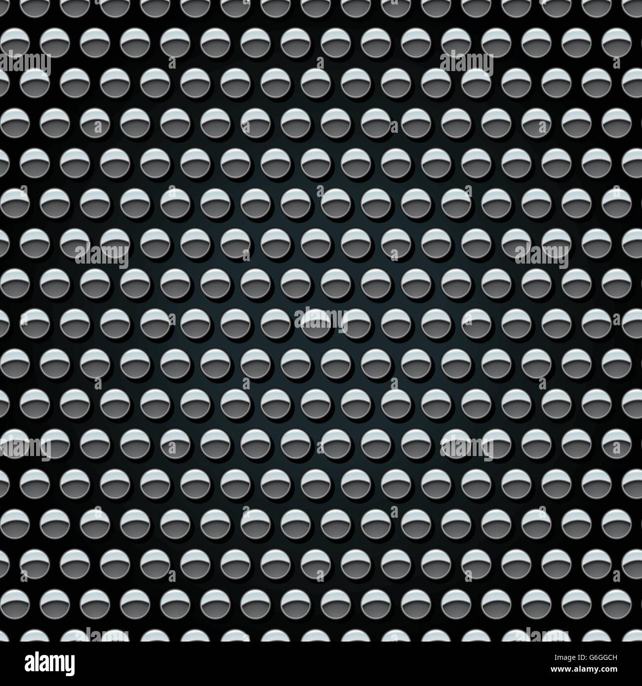 Metal studs on black background seamless pattern Stock Vector Image