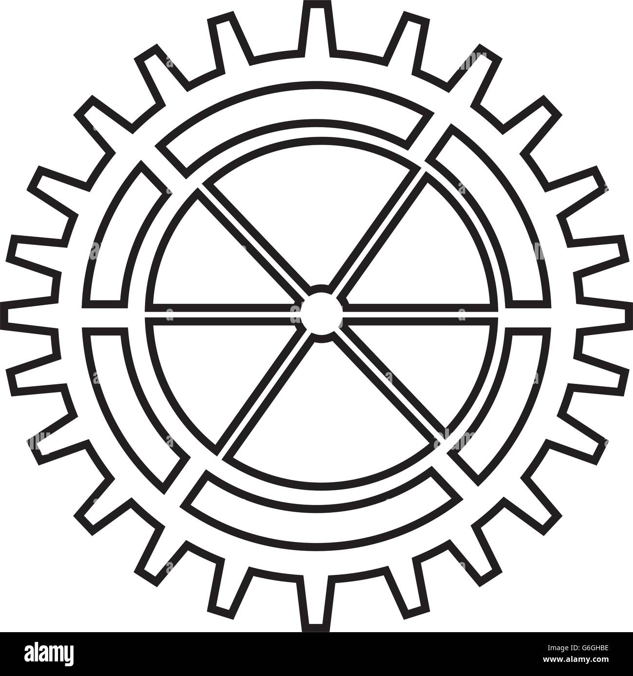 gear machine style isolated icon design Stock Vector Image & Art - Alamy