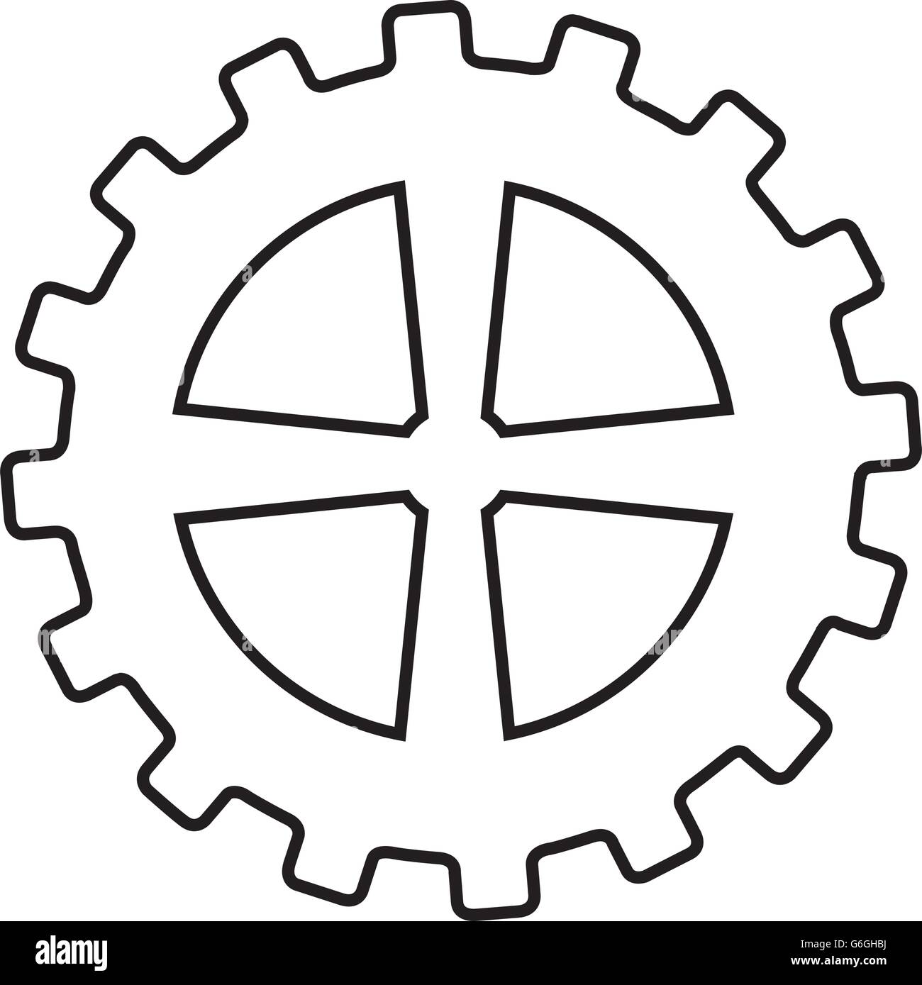 gear machine style isolated icon design Stock Vector Image & Art - Alamy