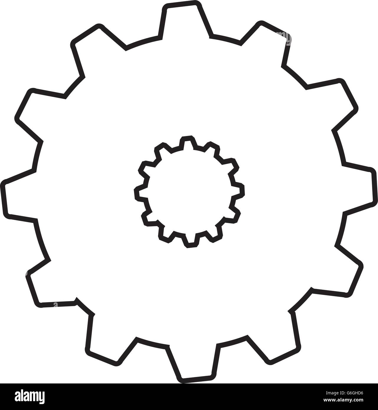 gear machine style isolated icon design Stock Vector Image & Art - Alamy