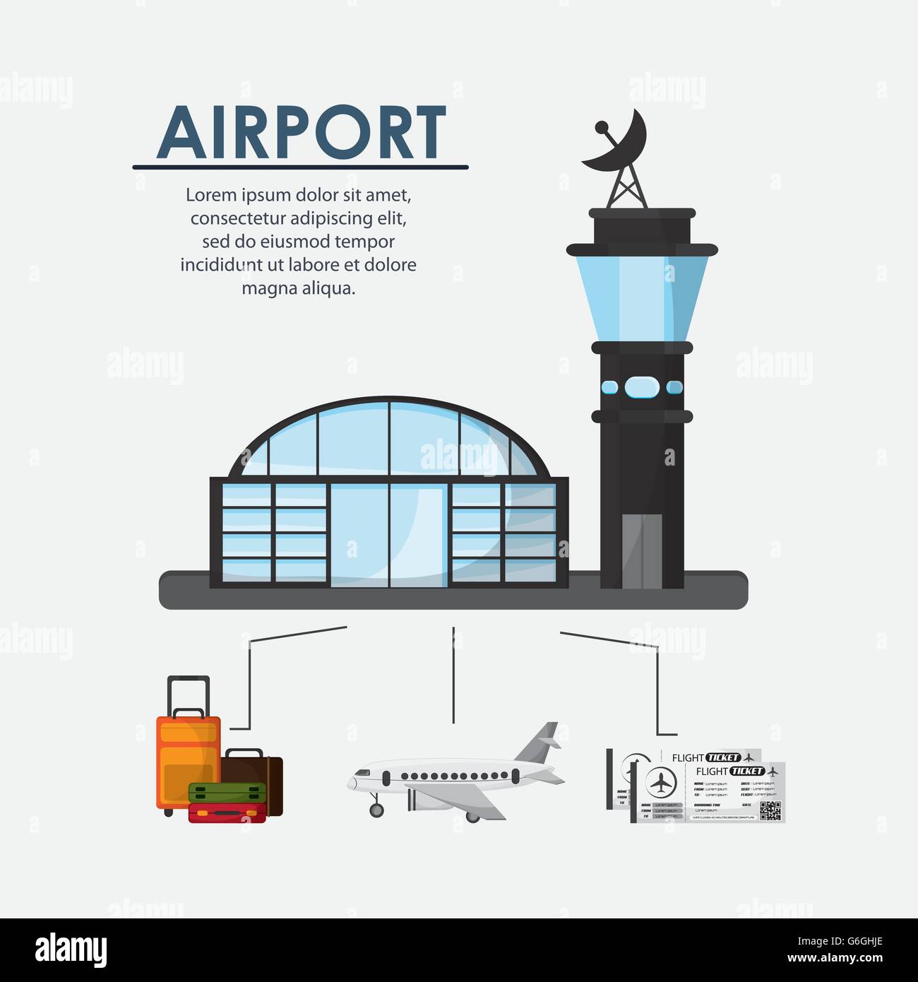 Airport icon design , vector illustration Stock Vector Image & Art - Alamy