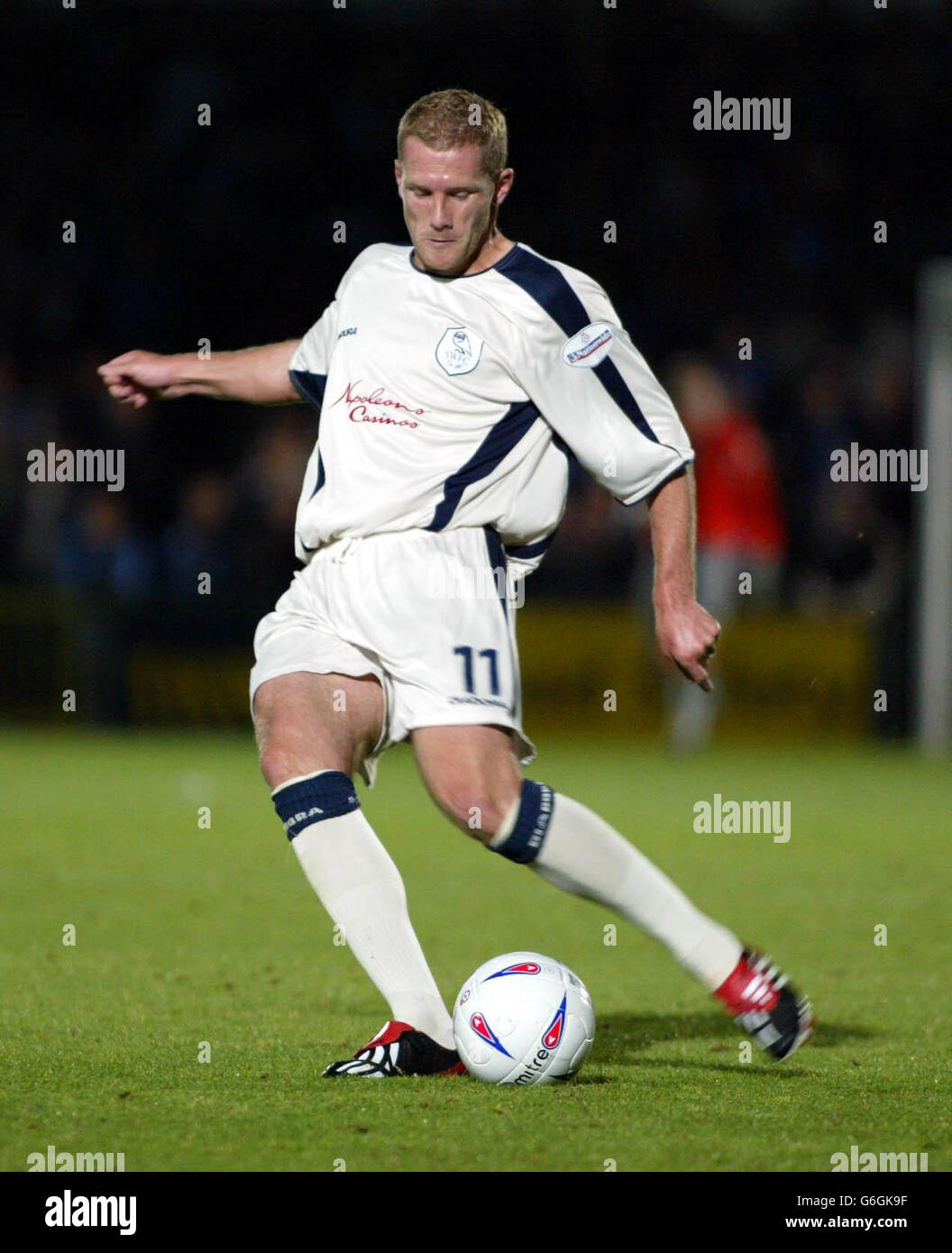 Sheffield Wednesday's Paul Smith in action during their Nationwide Division Two match against Wycombe Wanderers at Adams Park, Wycombe. NO UNOFFICIAL CLUB WEBSITE USE. Stock Photo