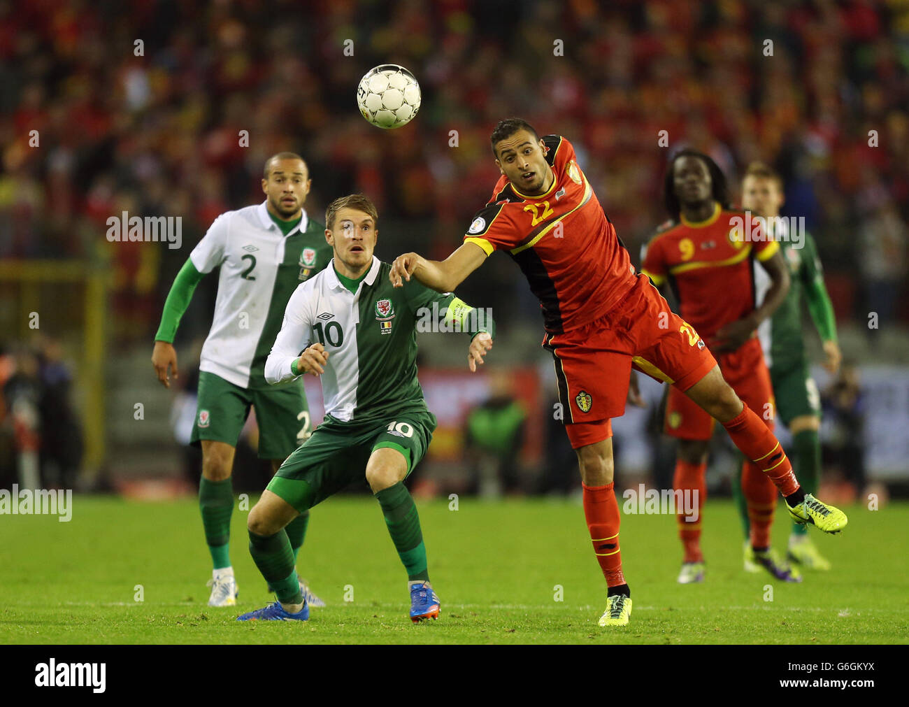 Nacer chadli wales hi-res stock photography and images - Alamy