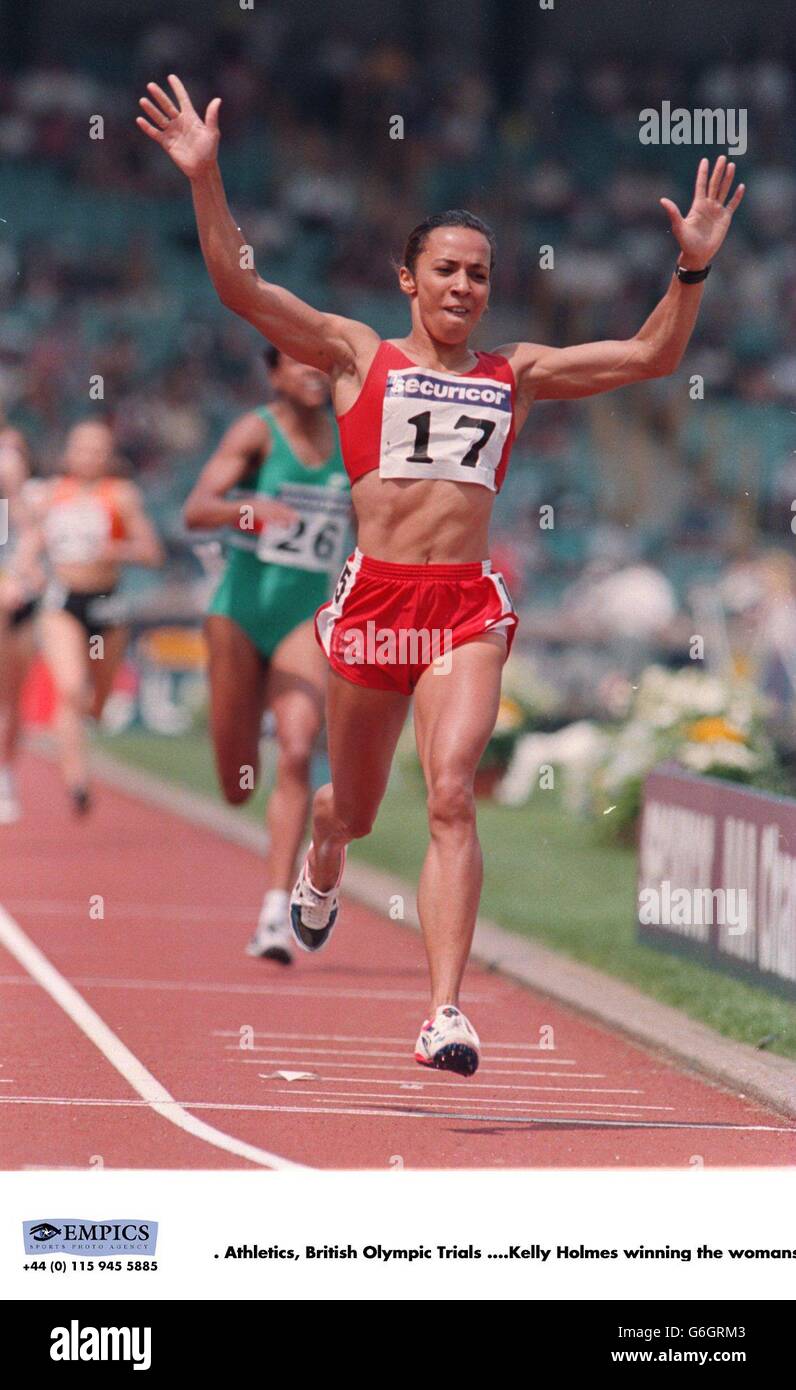Athletics, British Olympic Trials, Birmingham Stock Photo Alamy