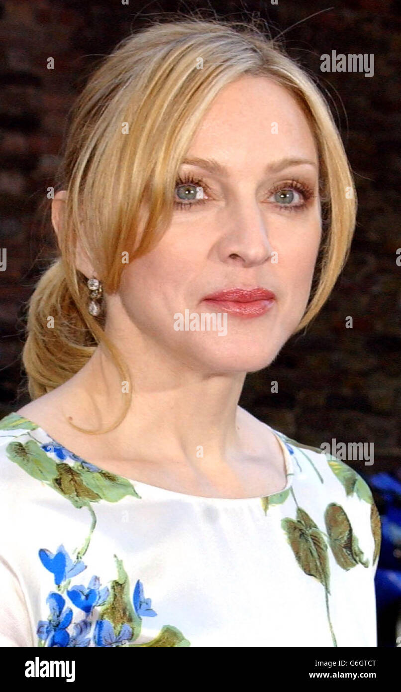 American singer Madonna at the launch of her first children's book The English Roses held at the Kensington Roof Gardens, London. 01/11/2001: Madonna , who was named the eigth highest paid woman in the Sunday Times Pay List 2003. Her earnings reached 15 million for the year. 05/05/04: Pop star Madonna was to contest the rights of ramblers to walk across her 9 million country estate at a public planning meeting today. The singer was not expected to attend the inquiry into the long-running dispute over land at her 1,200 acre retreat Ashcombe House on the Wiltshire-Dorset border. *18/06/04: Pop Stock Photo