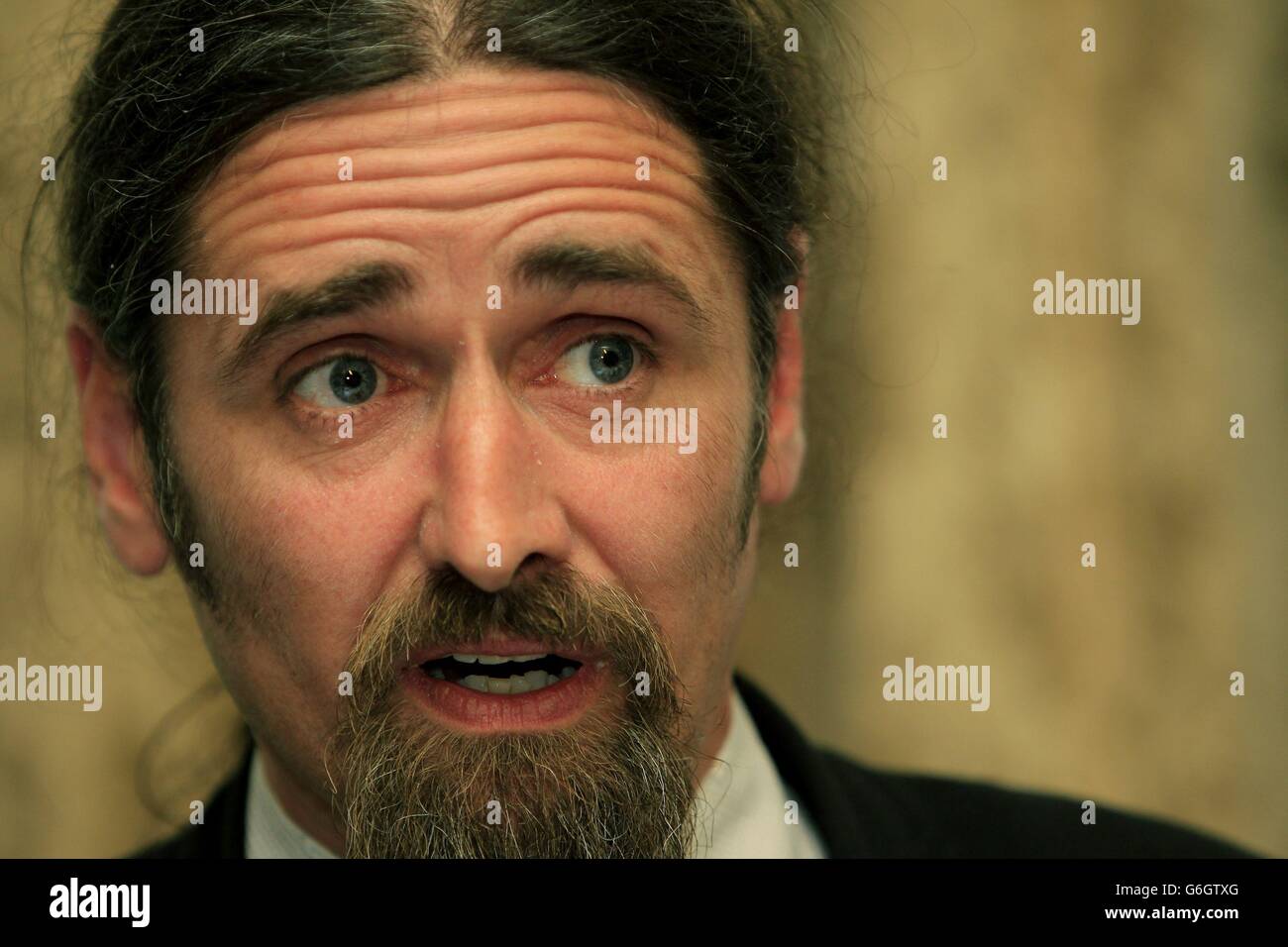 Independent TD Luke Ming Flanagan at a press conference in Buswells Hotel, Molesworth Street, Dublin, where he claimed decriminalising cannabis could save Ireland 300 million euro (&pound;256 million) a year. Stock Photo