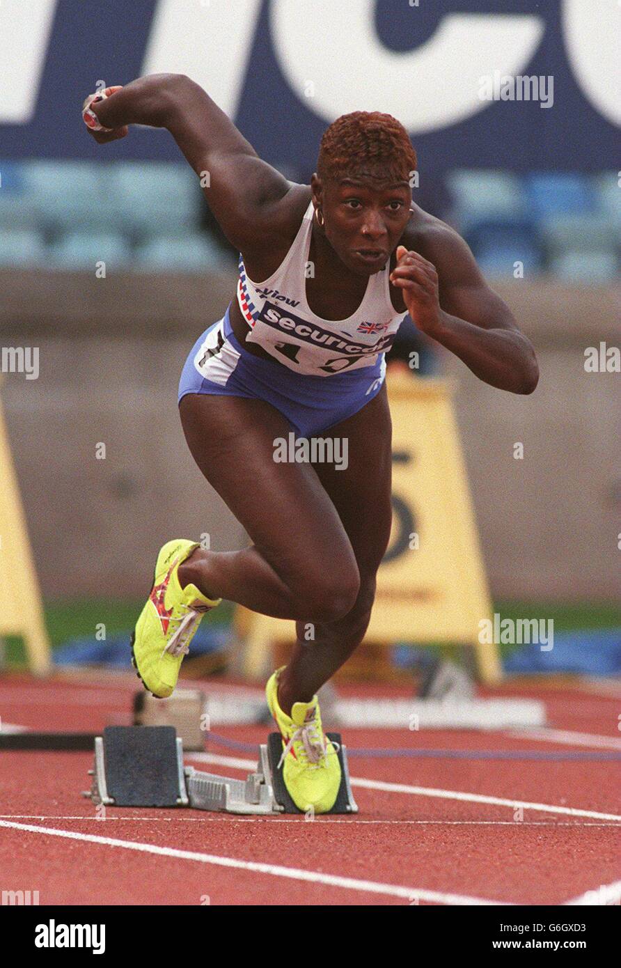Athletics, British Olympic Trials, Birmingham Stock Photo Alamy