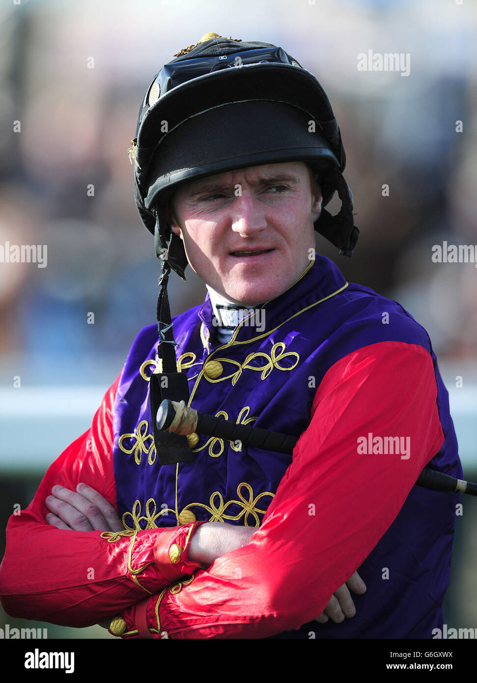 Horse Racing Racing Post Trophy Friday Doncaster Racecourse Stock
