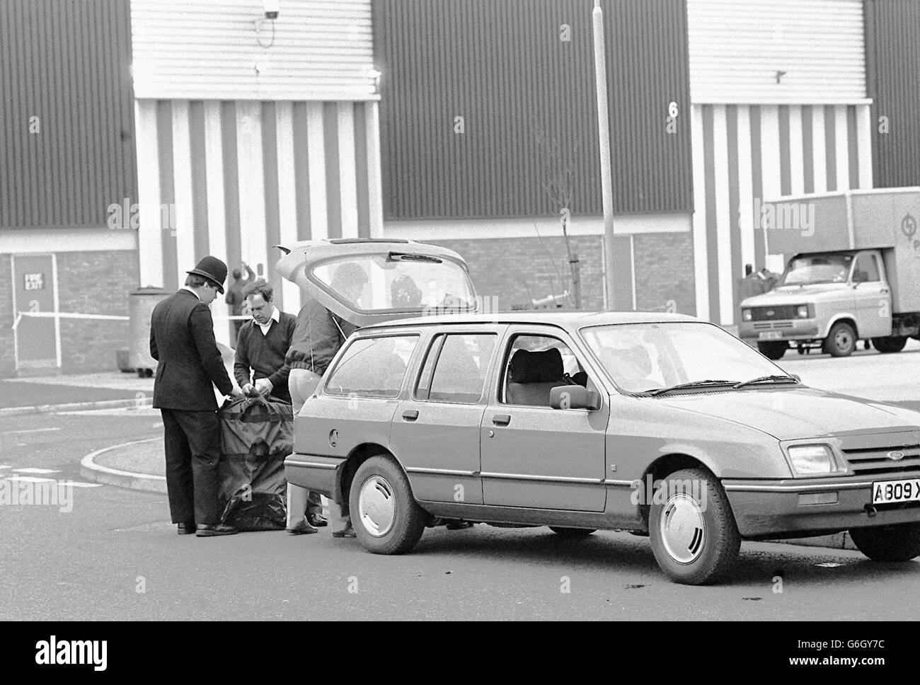 Brink's Mat -Stopped and Searched After Massive Haul. Stock Photo