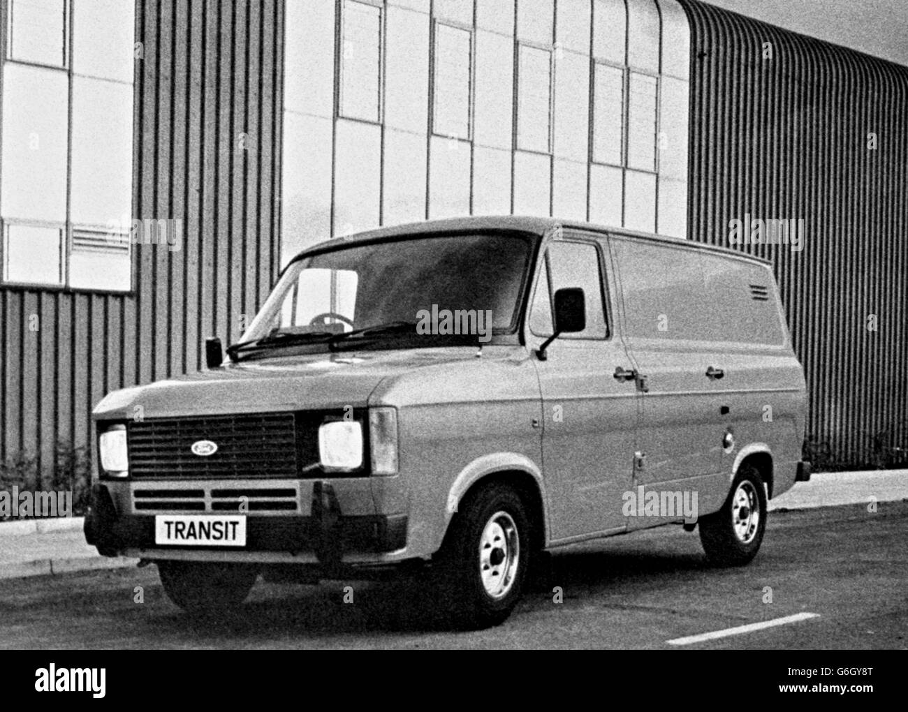 Photograph of the Van believed to have been used in the Brink's Mat Robbery. Stock Photo