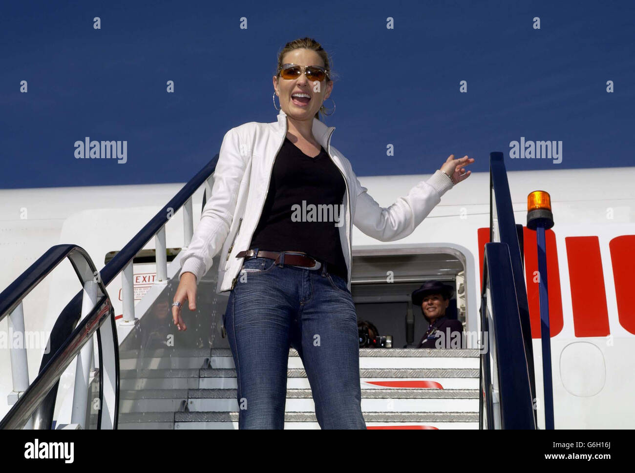 Dido. Singer Dido prepares to board a flight from London to New York to launch her new album