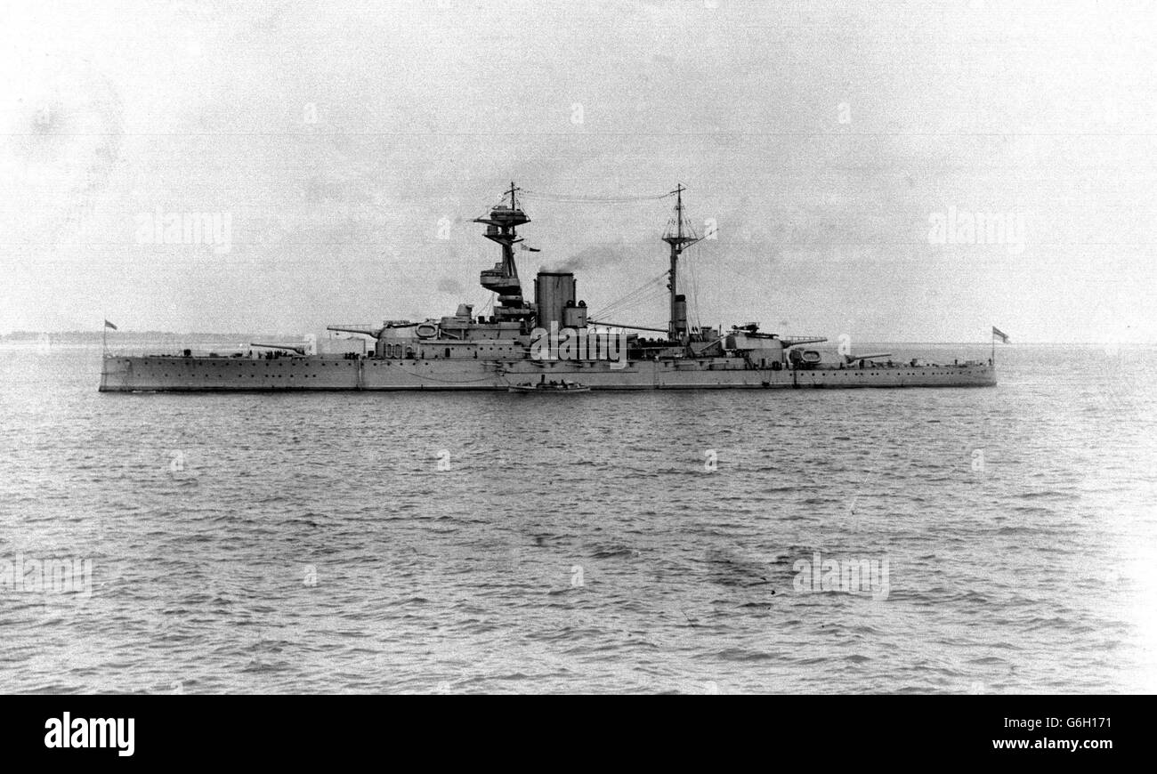 HMS Royal Oak Stock Photo