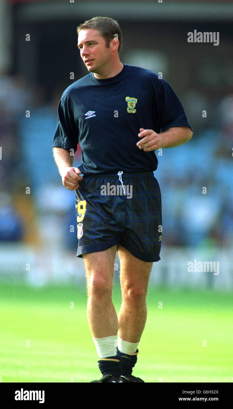 Soccer - Euro 96 - Scotland v Switzerland. Ally McCoist, Scotland