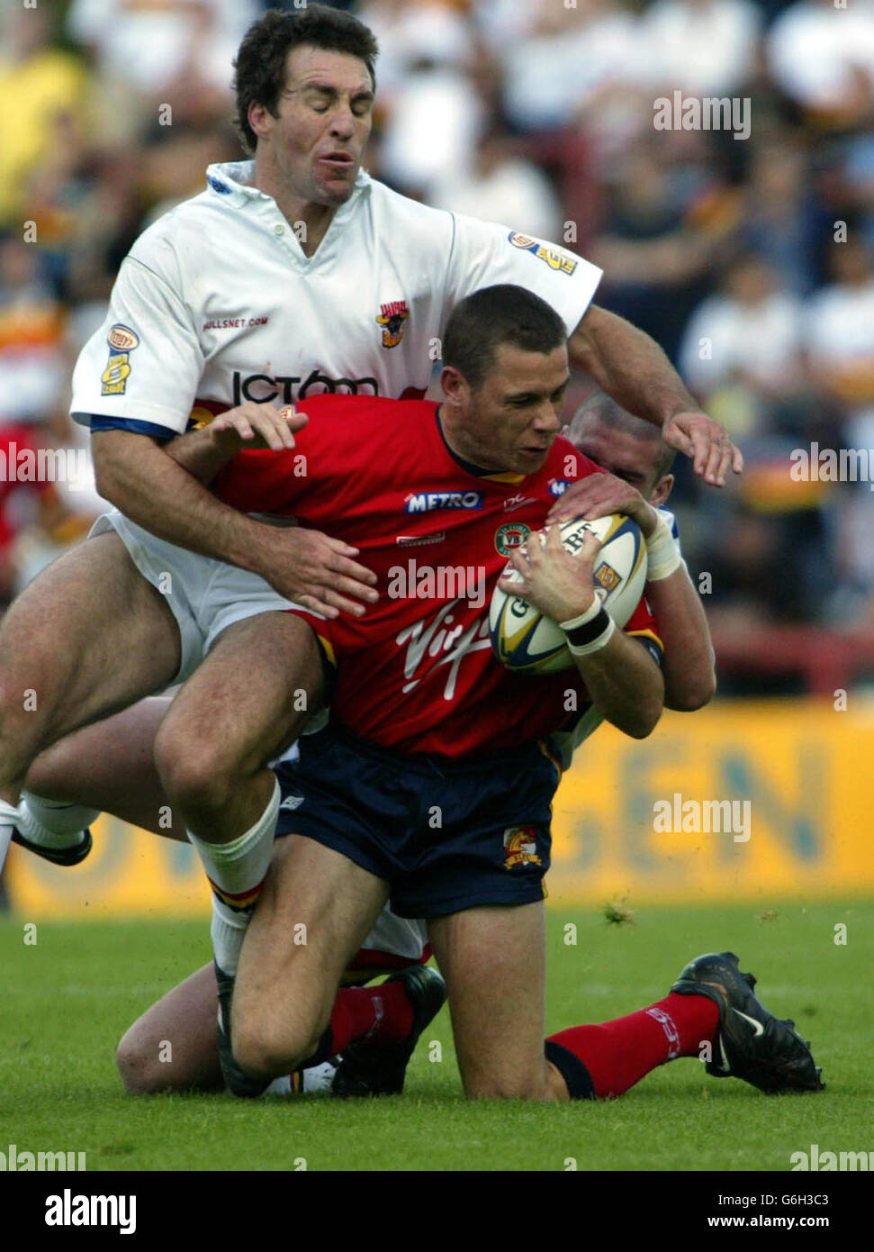 Bradford bulls daniel gartner l london broncos andrew king hires stock