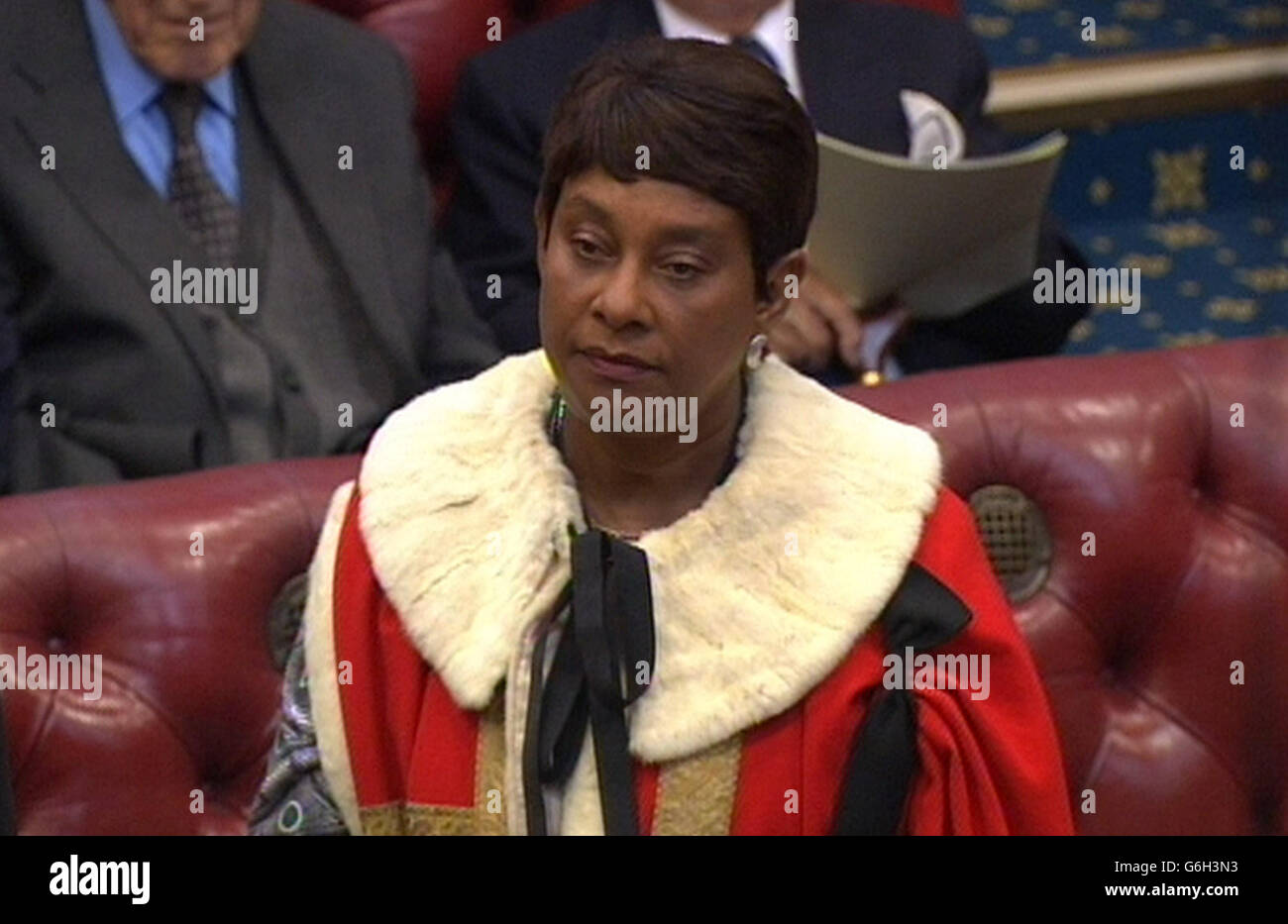 Baroness Lawrence takes Lords seat Stock Photo