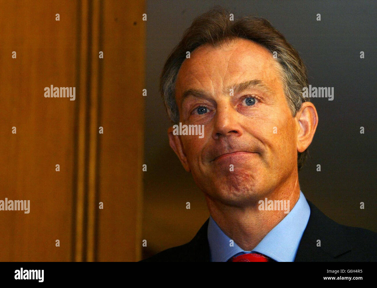 Blair press conference downing street hi-res stock photography and