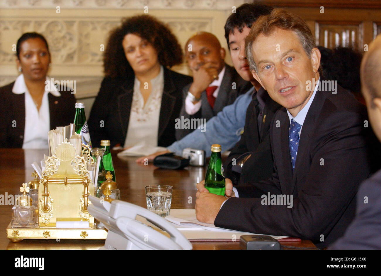 Tony Blair Operation Black Vote Stock Photo - Alamy
