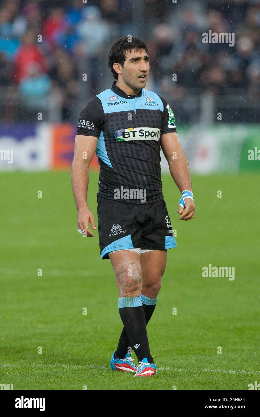 Glasgow's Gabriel Ascarate makes his debut against Exeter during the  Heineken Cup, Pool Two match at Scotsoun Stadium, Glagsow Stock Photo -  Alamy