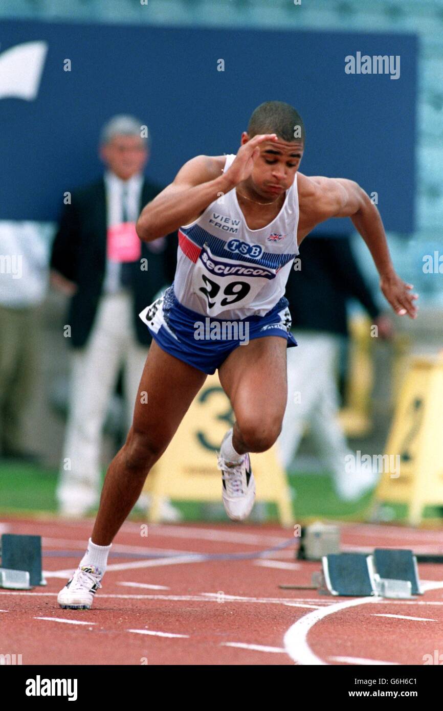 Athletics British Olympic Trials Birmingham Stock Photo Alamy