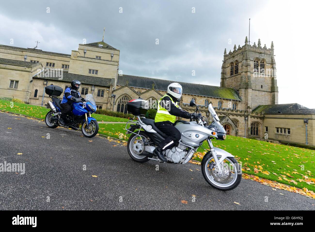 Vicars motorcycle tour Stock Photo - Alamy