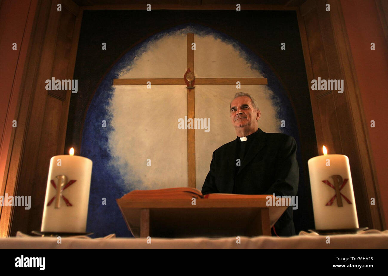 Keith O'Brien at St Patricks College, Stirlingshire. The Pope announced his intention to make Archbishop O'Brien a cardinal. The Archbishop of St Andrews and Edinburgh will travel to Rome next month to accept the honour at a special ceremony. He is one of 31 cardinals nominated by the Pope. Stock Photo