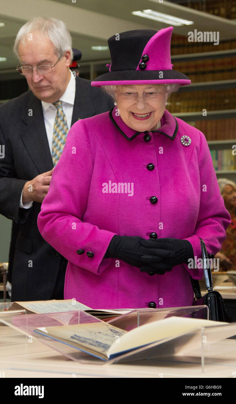 Royal visit to East Sussex Stock Photo