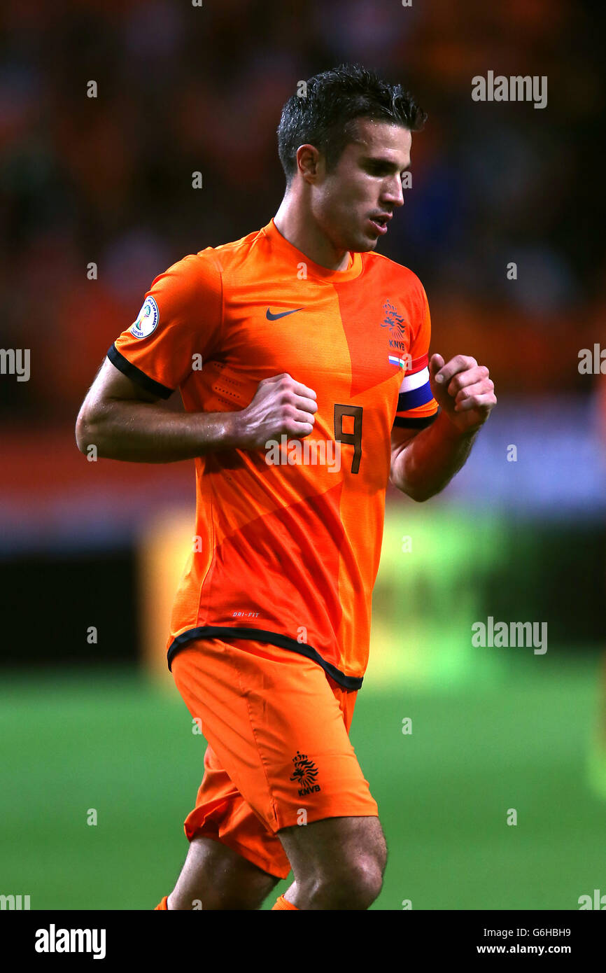 Soccer - FIFA World Cup Qualifying - Group D - Netherlands v Hungary - Amsterdam Arena. Robin van Persie, Netherlands Stock Photo