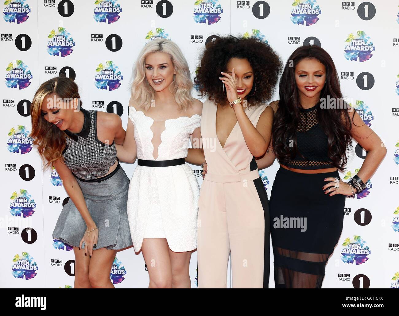 BBC Radio 1 Teen Awards - London. Little Mix arrive at the BBC Radio 1 Teen  Awards at Wembley Arena in London Stock Photo - Alamy