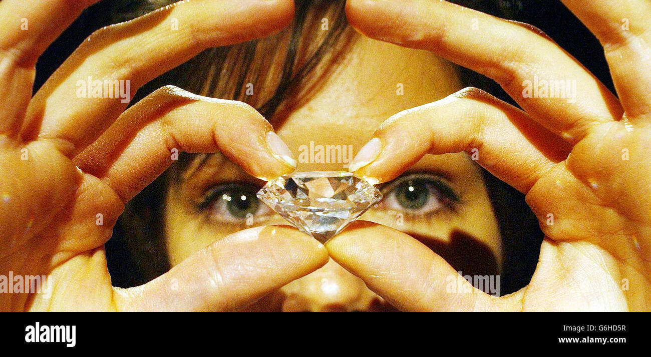 The Flawless Diamond Stock Photo