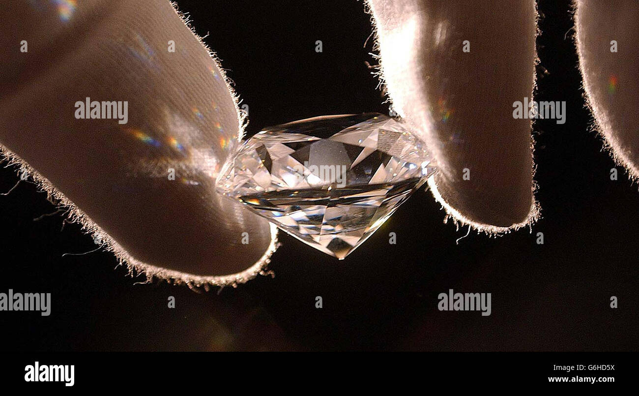 The Flawless Diamond Stock Photo