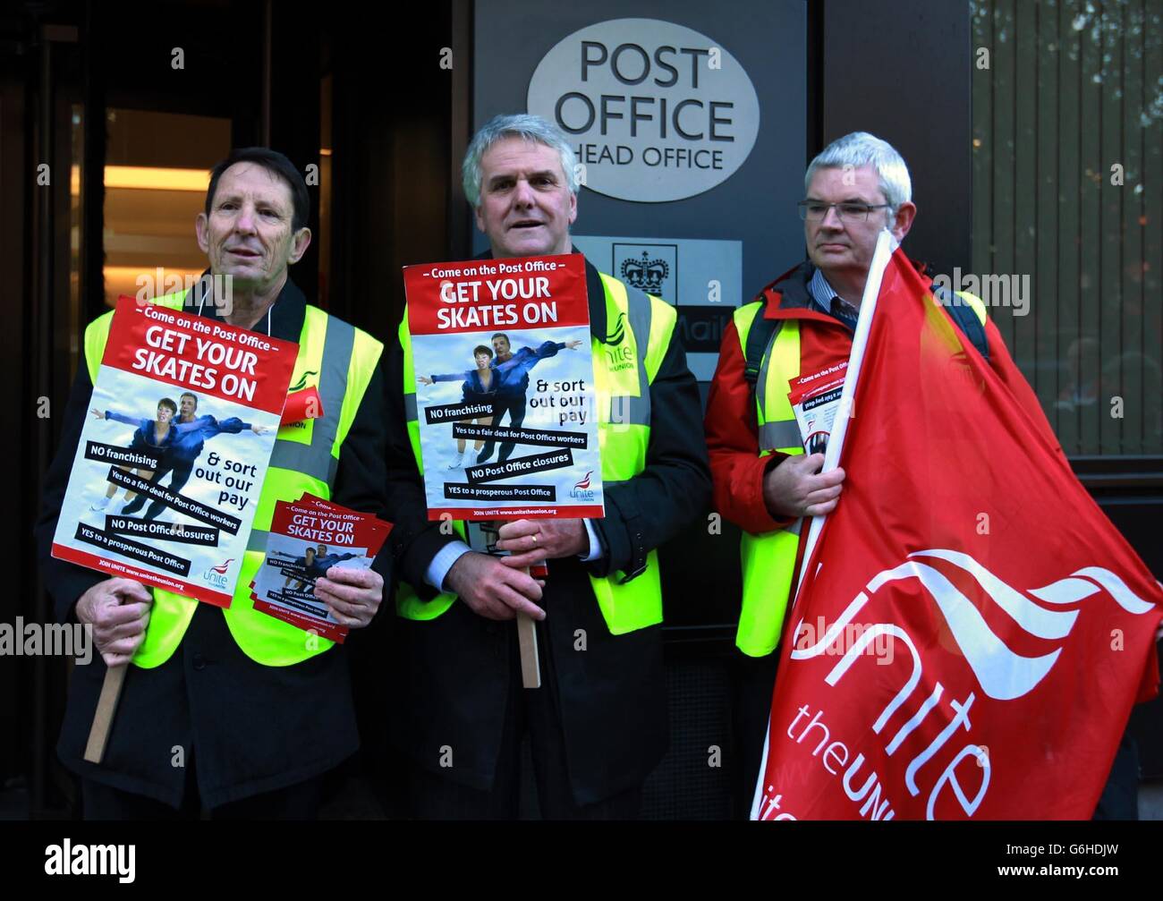 Post Office Strike Stock Photo Alamy