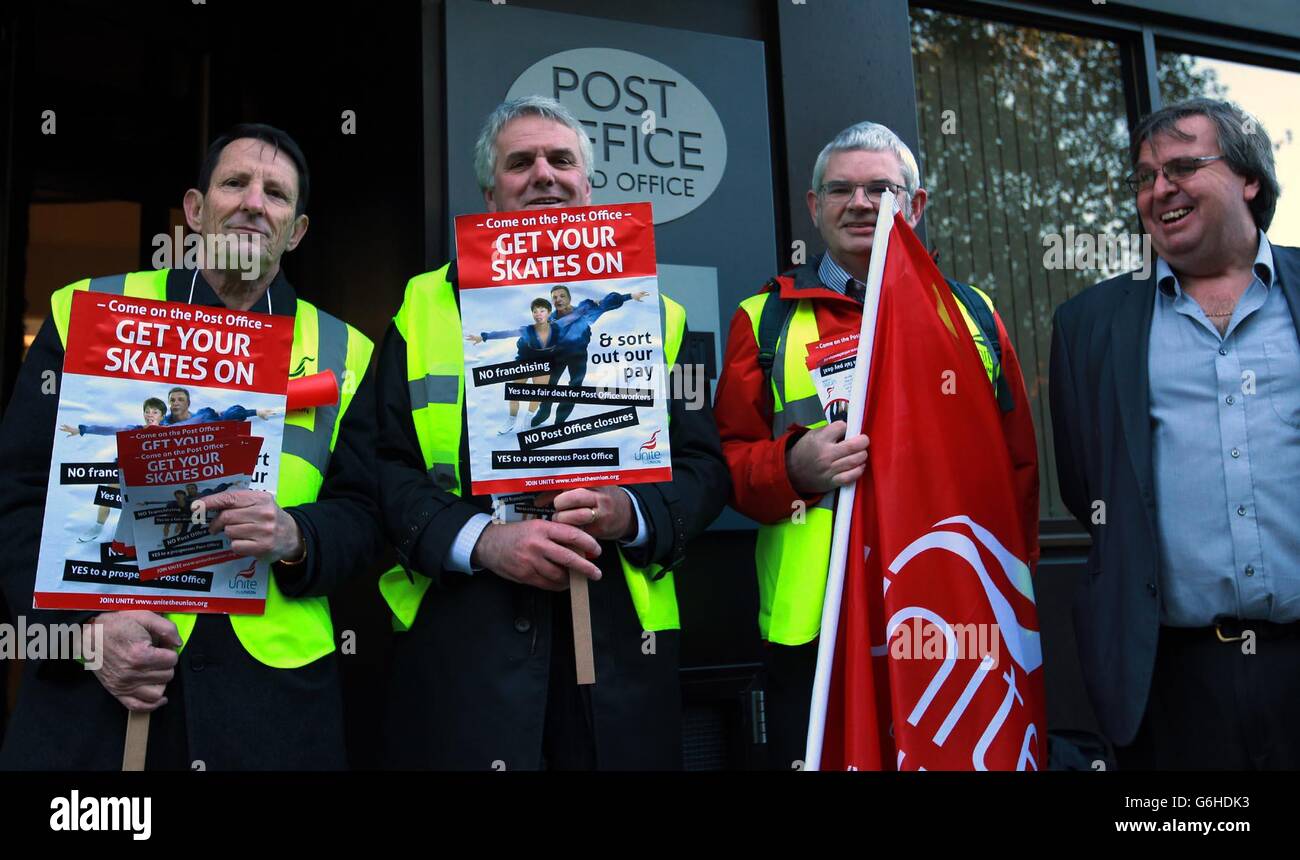 Post Office Strike Stock Photo Alamy